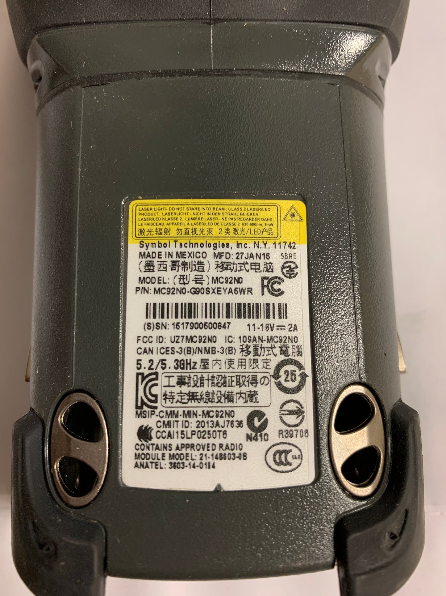 Motorola MC92N0-GP0SXEYA5WR Mobile Handheld Computer (Refurbished)