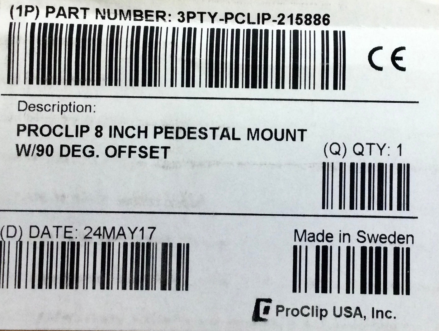 Zebra MNT-TC8X-FMKT8-01 Accessory Kit - 3Pc set.