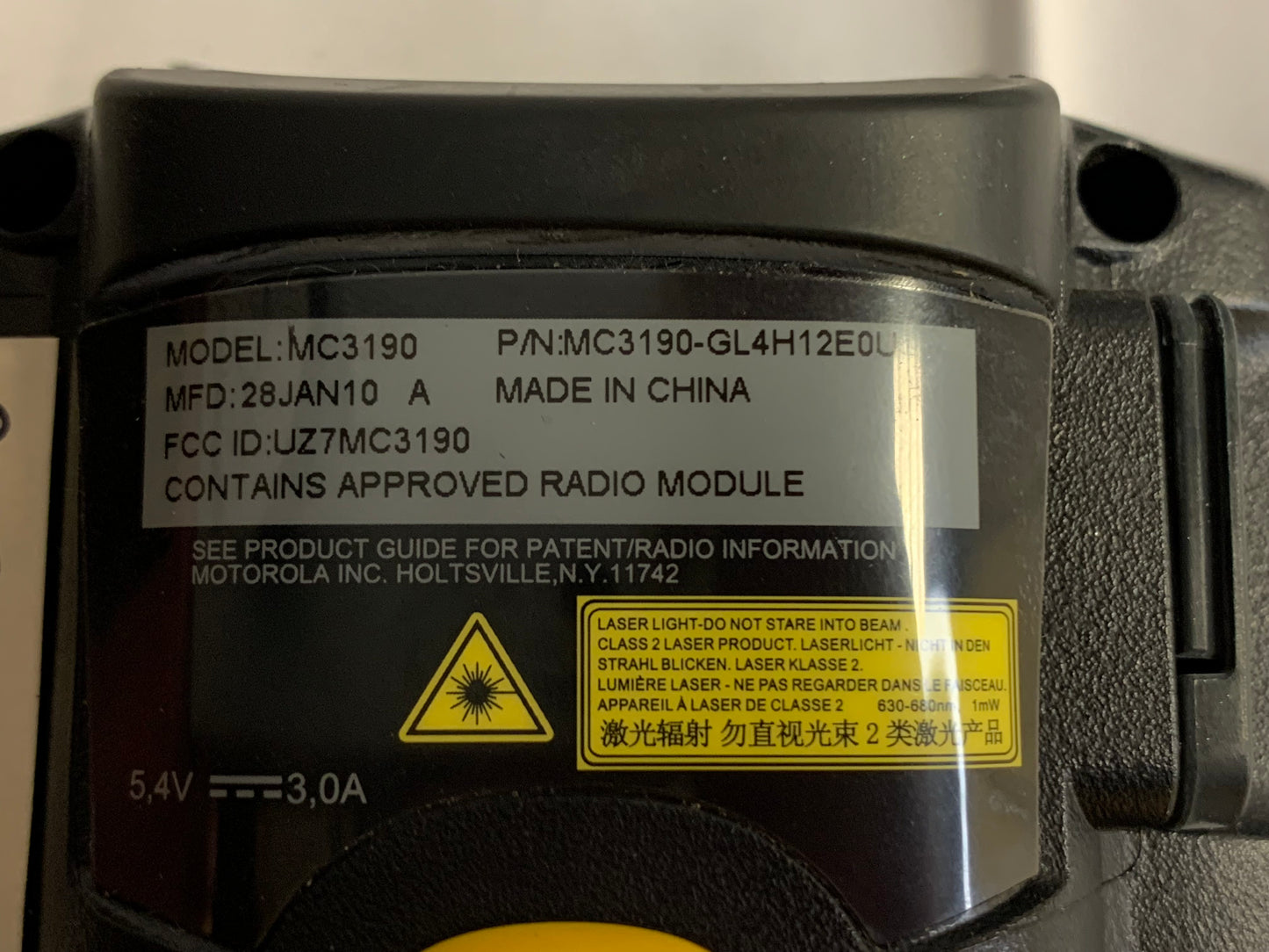 Motorola MC3190-GL4H12E0U Mobile Handheld Computer (Refurbished)