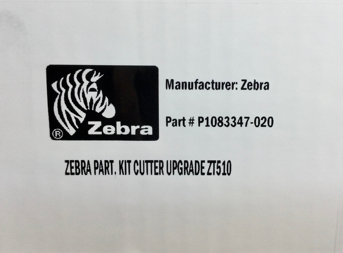 Zebra ZT510 PN# P1083347-020 Kit Cutter Upgrade