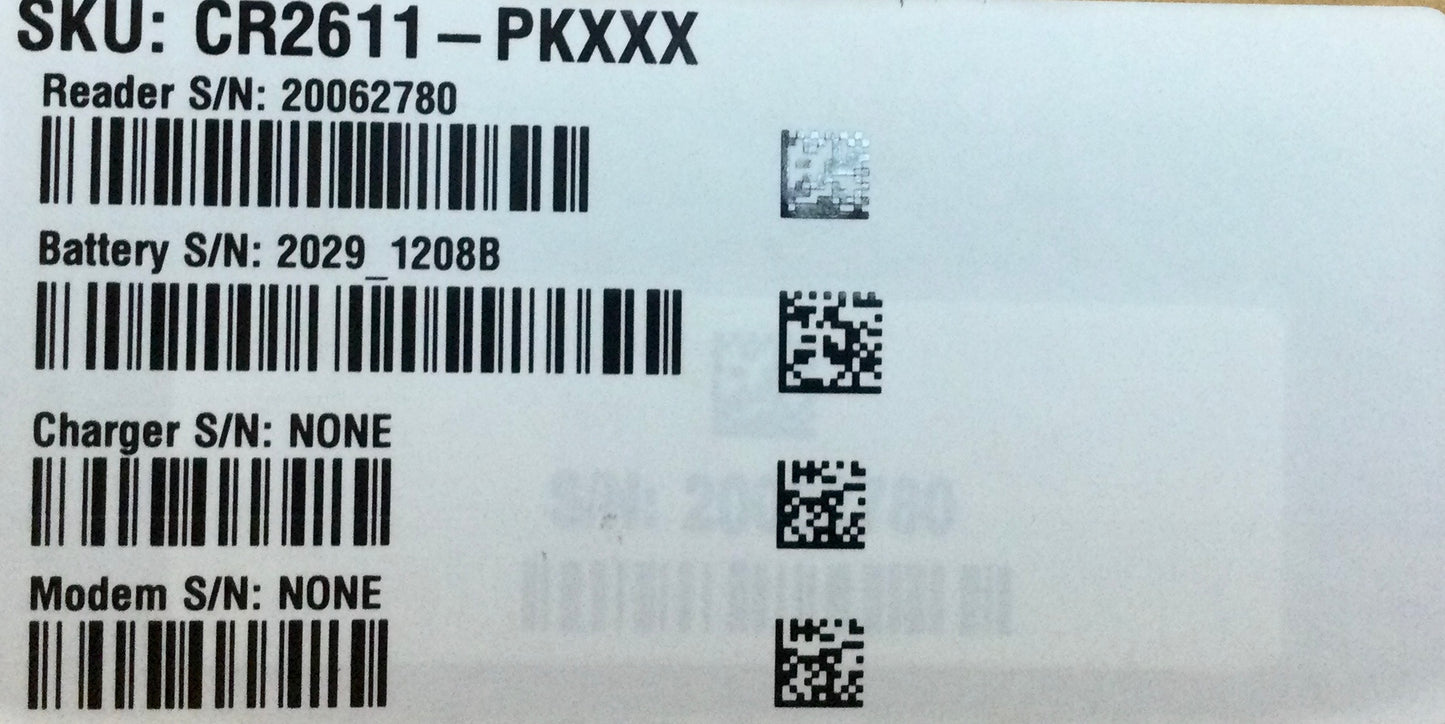 Code Reader CR2600 Handheld Barcode scanner.