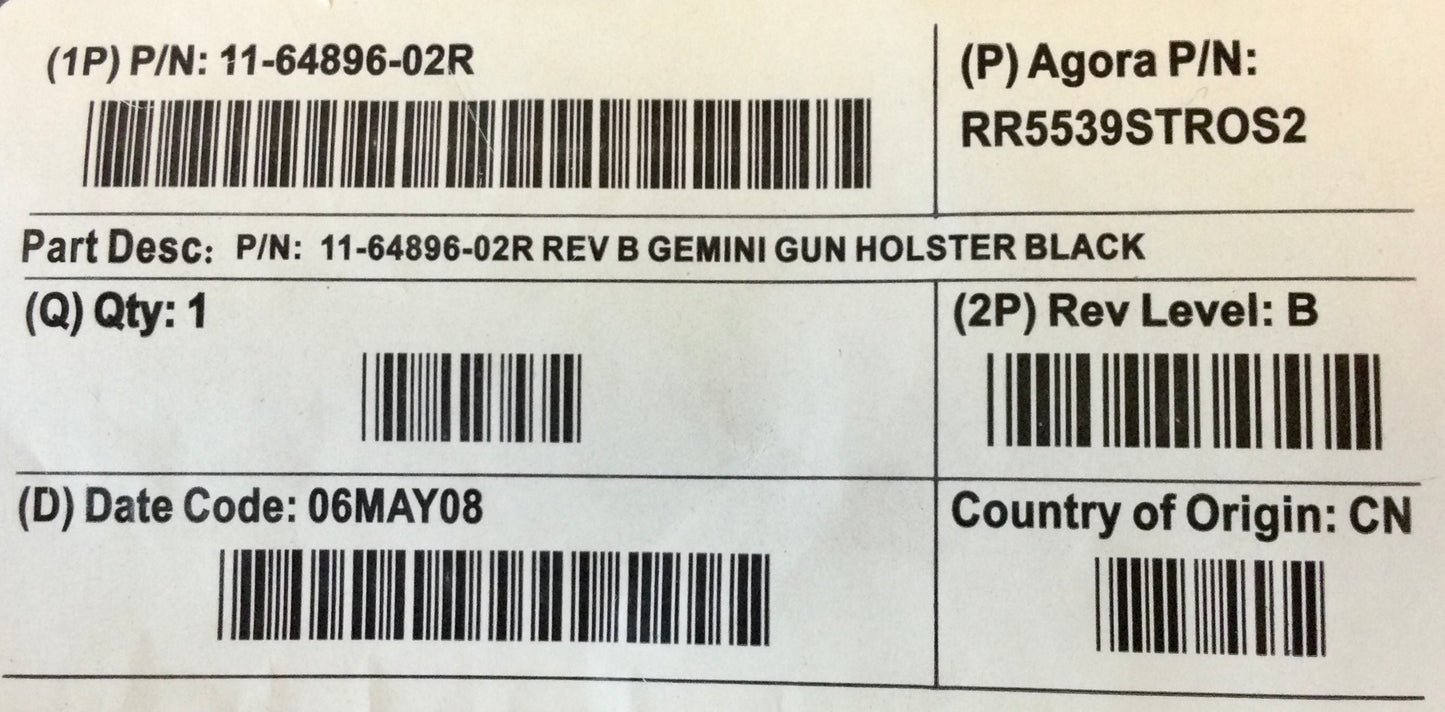 Argora GEMINI 11-64896-02R Motorola Holster