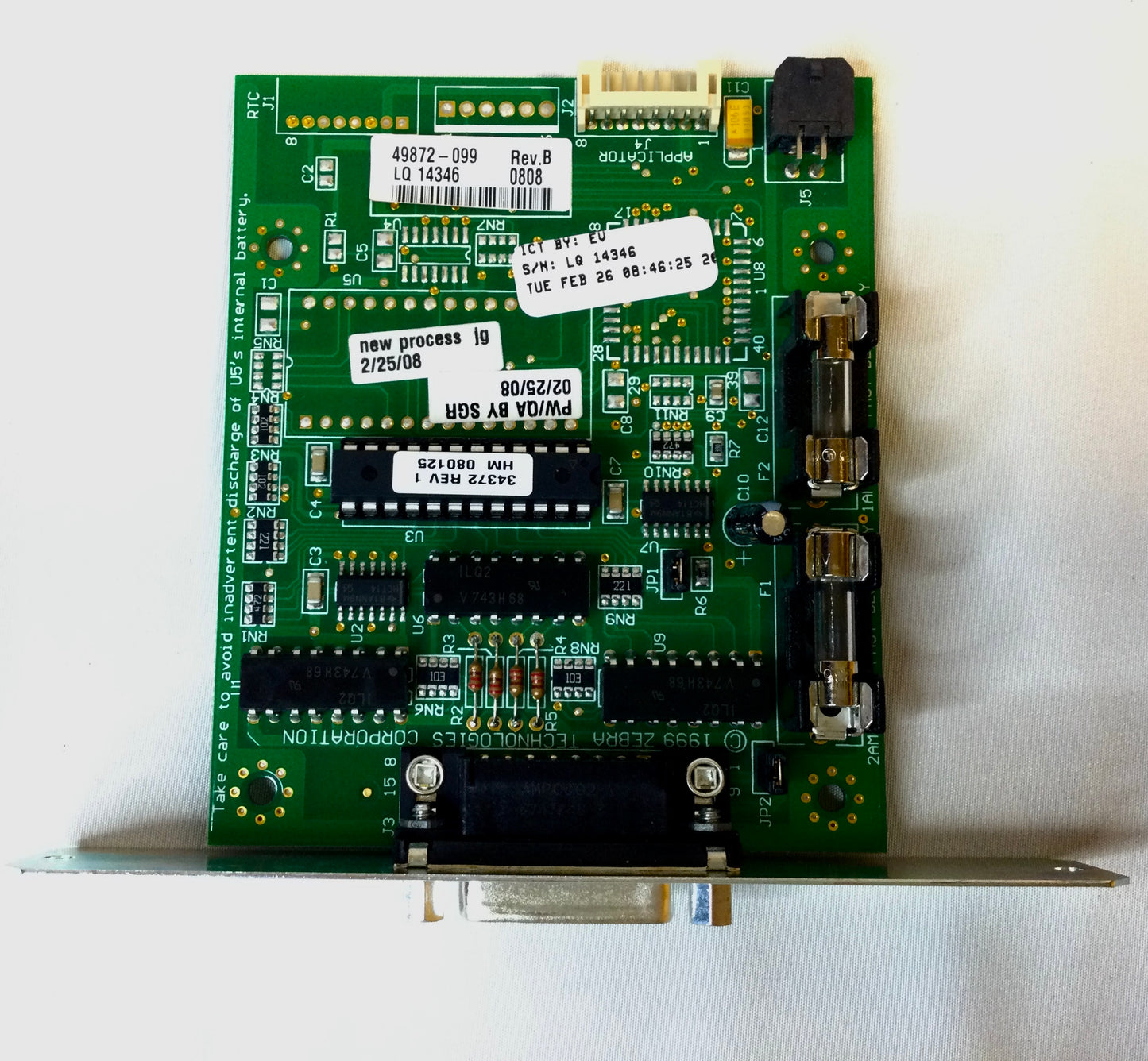 ZEBRA APPLICATOR KIT, XI III SERIES PN# 49872-099M