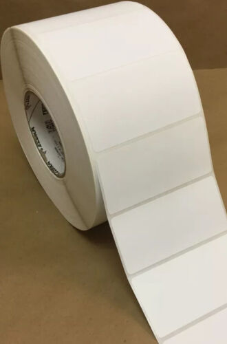 Zebra 4W X 2L on 3in Core PN# 10029696 -Direct Thermal Labels 4 rolls per case.