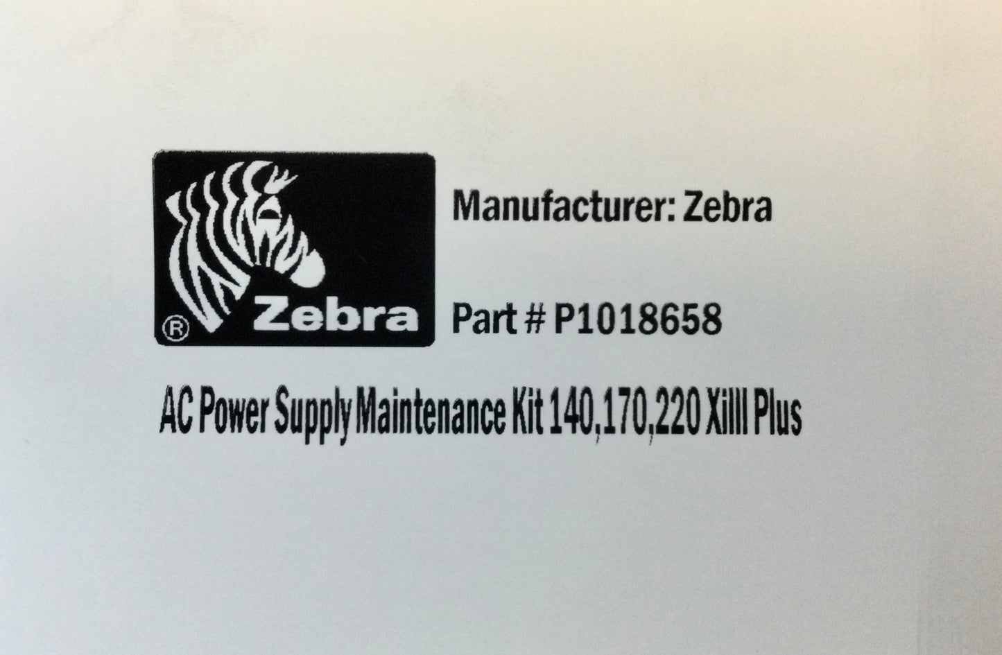 Zebra XI Series PN# P1018658 - Printer Spare Parts, Zebra, AC Power supply Kit