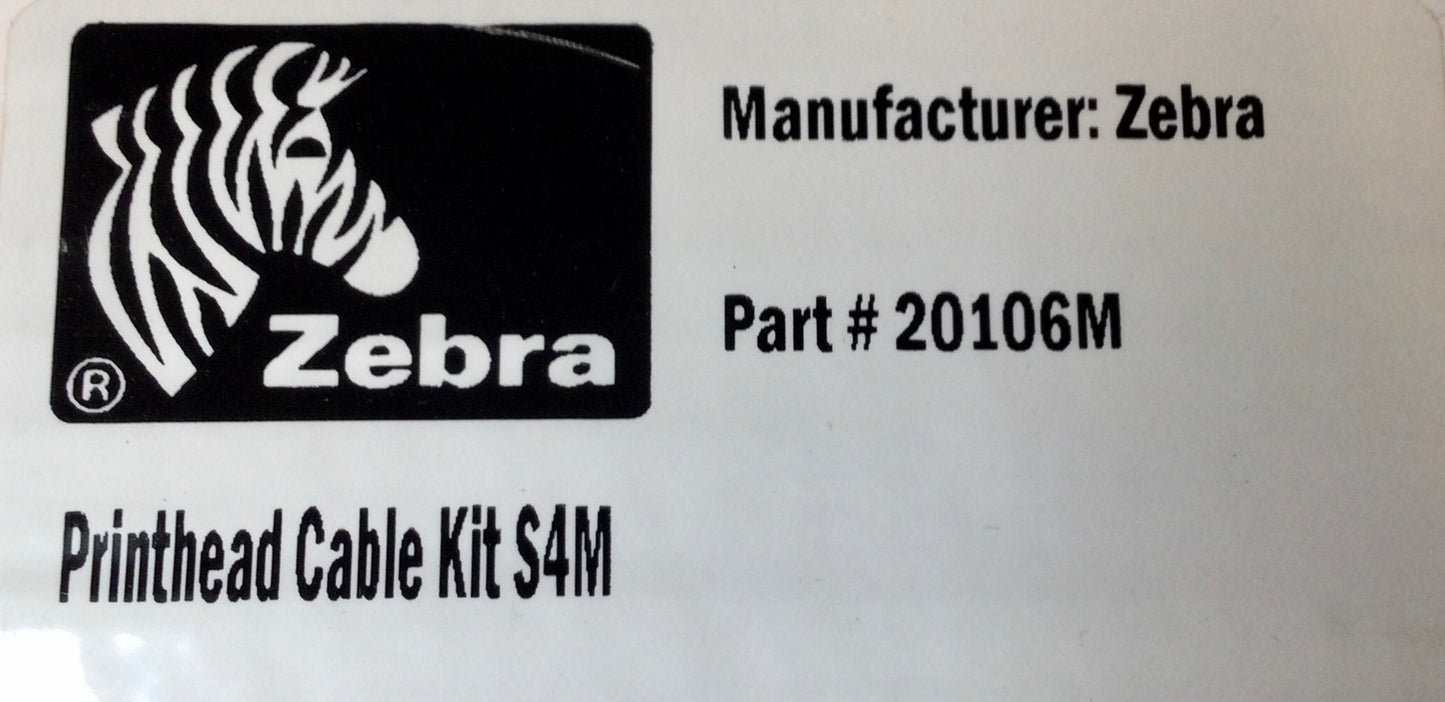 ZEBRA S4M - PN# 20106M PRINTHEAD CABLE KIT