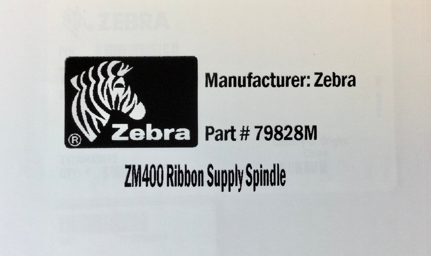 Zebra ZM400 - PN# 79828M Right Side Spindle, ZM400
