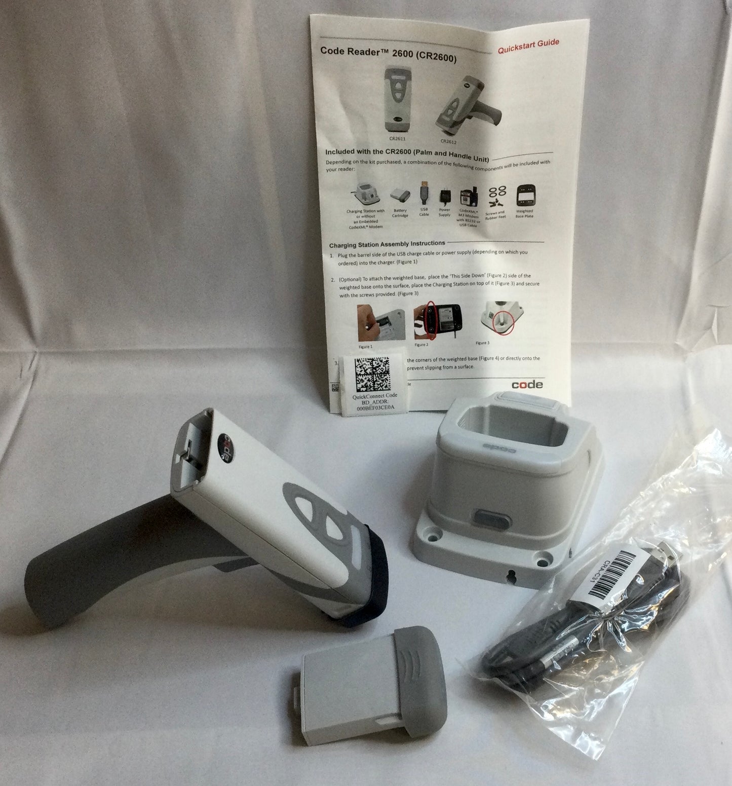 Code CR2612-PKCMU Barcode Scanner