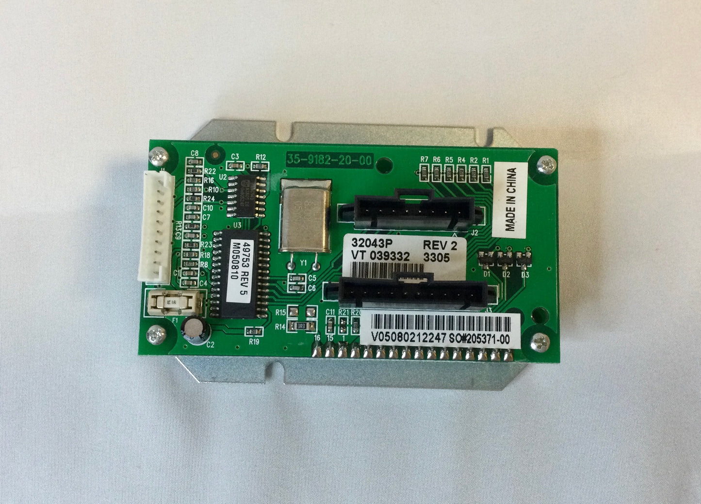 ZEBRA XI SERIES PRINTER PN# G32043M FRONT DISPLAY LCD SCREEN