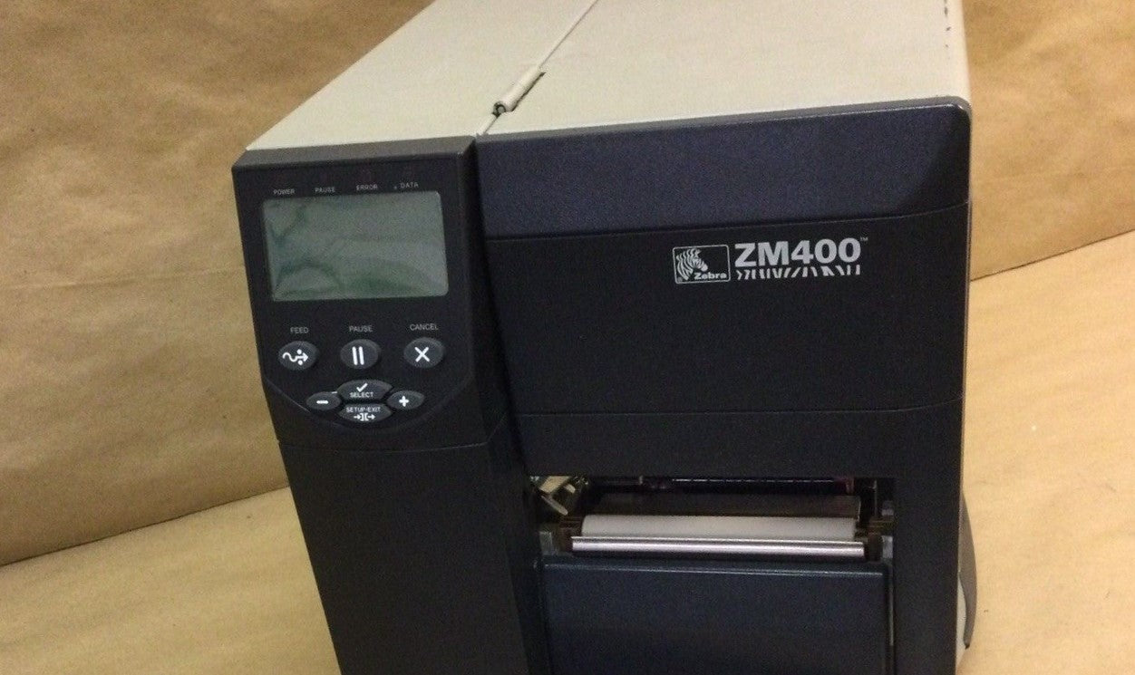Zebra ZM400 ZM40020010000T Barcode Label Printer (Refurbished